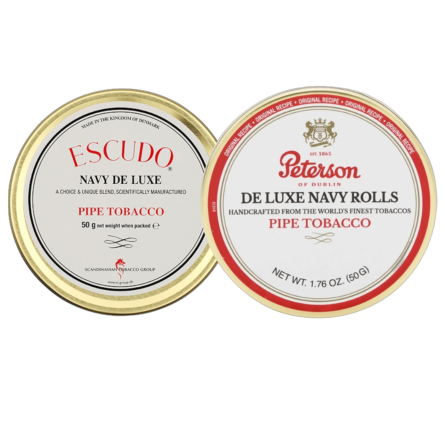 navy roll tobacco Escudo & Peterson De Luxe Navy Rolls Set