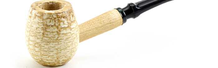 Apple Diplomat Corn Cob Pipe Bent