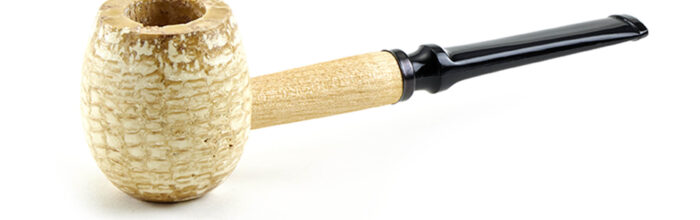 Apple Diplomat Corn Cob Pipe Straight