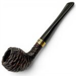 Peterson Junior Rusticated Nickel Mounted Rhodesian Fishtail