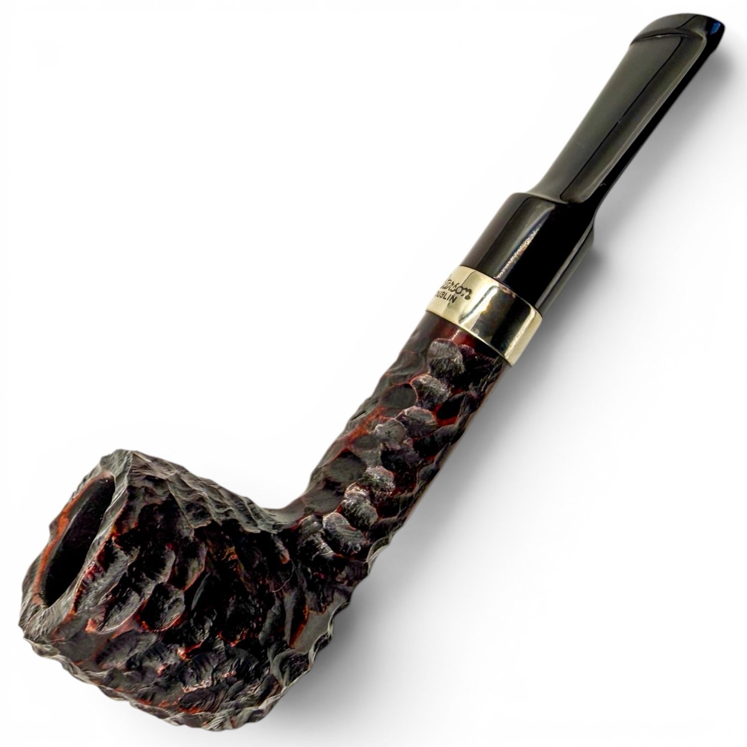 photoroom_20260726_120911 Peterson Junior Rusticated Nickel Mounted Lovat Fishtail - Image 1